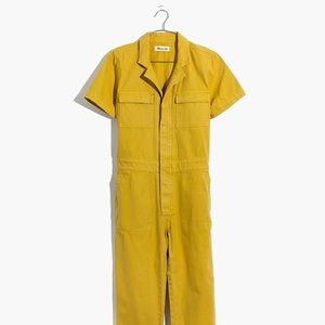 Madewell Short-Sleeve Coverall Jumpsuit XS